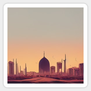 Riyadh | Comics Style Sticker